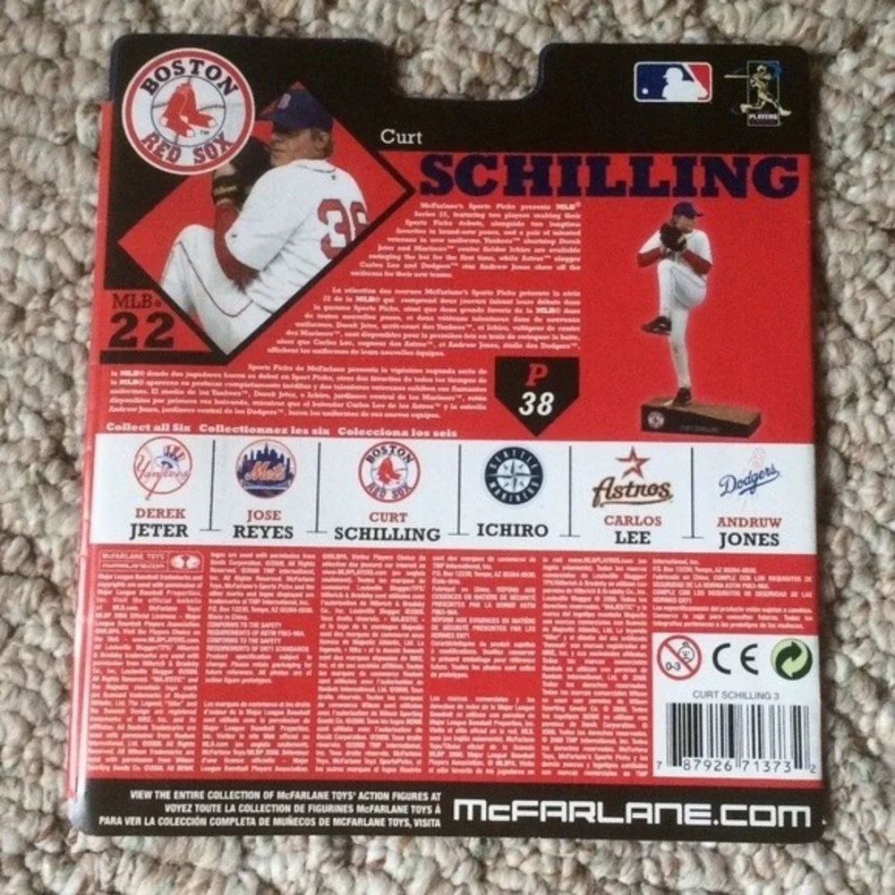 Curt Schilling  Boston Red Sox McFarlane baseball action figure MLB